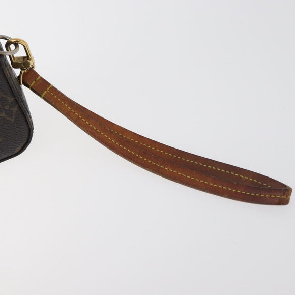 LOUIS VUITTON Monogram Pochette Etui für Brillen M60008 LV Auth BA12613