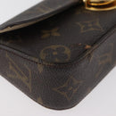 LOUIS VUITTON Monogram Pochette Etui für Brillen M60008 LV Auth BA12613-8
