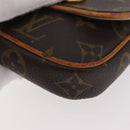 LOUIS VUITTON Monogram Pochette Cancun Shoulder Bag M60018 LV Auth BA12615A-14