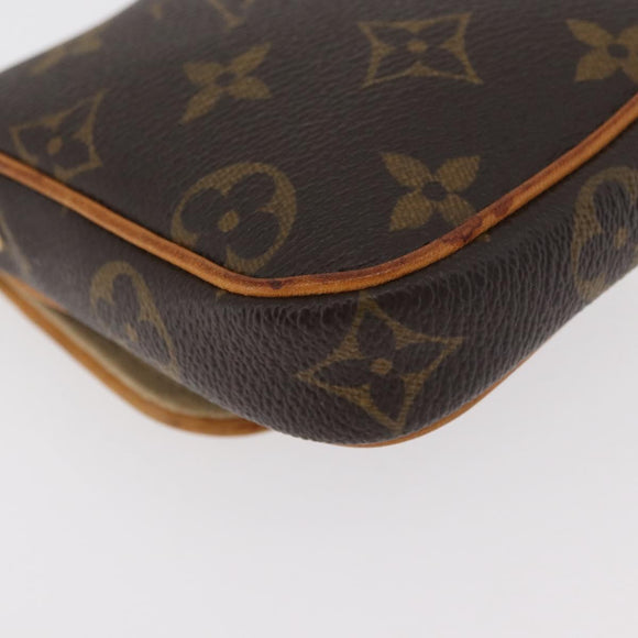 LOUIS VUITTON Monogram Pochette Cancun Shoulder Bag M60018 LV Auth BA12615A