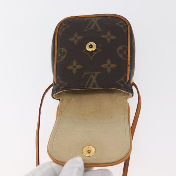 LOUIS VUITTON Monogram Pochette Cancun Shoulder Bag M60018 LV Auth BA12615A