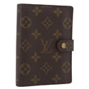 LOUIS VUITTON Monogram Agenda PM Day Planner Cover R20005 LV Auth BA12617-1