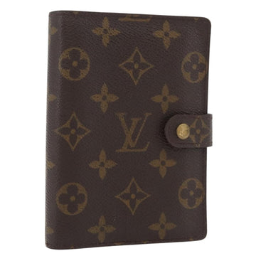 LOUIS VUITTON Monogram Agenda PM Day Planner Cover R20005 LV Auth BA12617