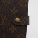 LOUIS VUITTON Monogram Agenda PM Day Planner Cover R20005 LV Auth BA12617-17