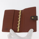LOUIS VUITTON Monogram Agenda PM Day Planner Cover R20005 LV Auth BA12617-8