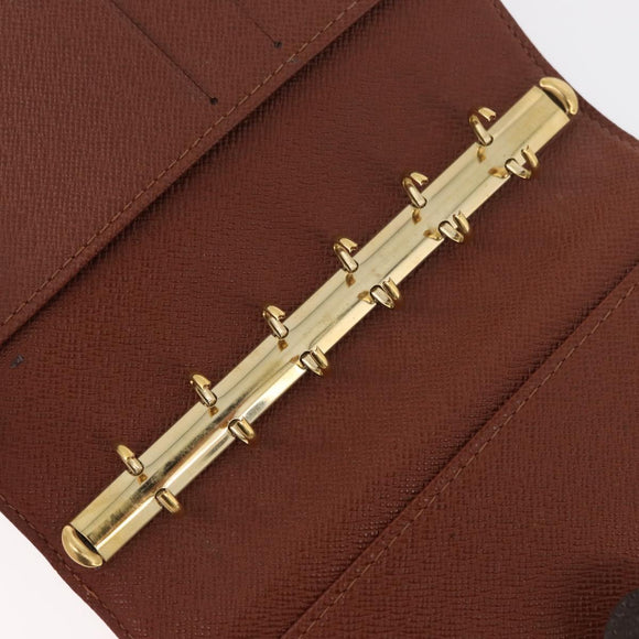 LOUIS VUITTON Monogram Agenda PM Day Planner Cover R20005 LV Auth BA12617