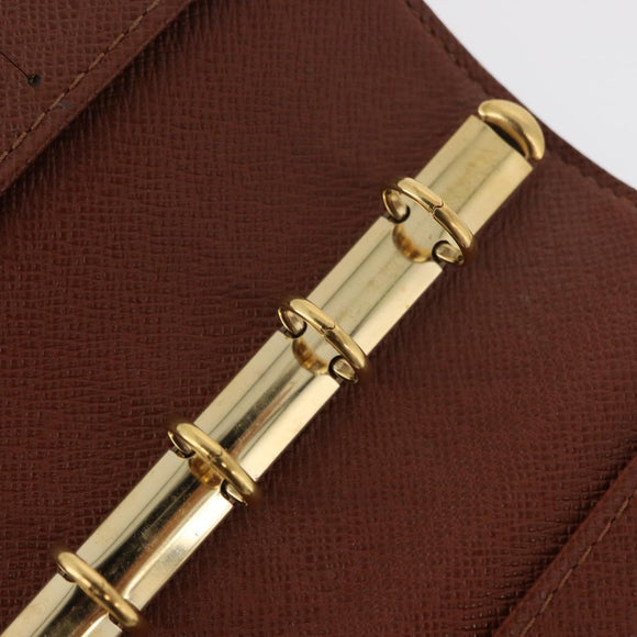 LOUIS VUITTON Monogram Agenda PM Day Planner Cover R20005 LV Auth BA12617