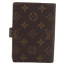 LOUIS VUITTON Monogram Agenda PM Day Planner Cover R20005 LV Auth BA12617-2