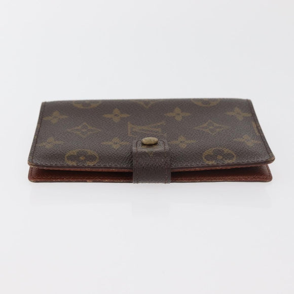 LOUIS VUITTON Monogram Agenda PM Day Planner Cover R20005 LV Auth BA12617