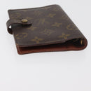 LOUIS VUITTON Monogram Agenda PM Day Planner Cover R20005 LV Auth BA12617-5