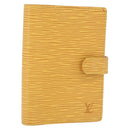 LOUIS VUITTON Epi Agenda PM Day Planner Cover Yellow R20059 LV Auth BA12618-1