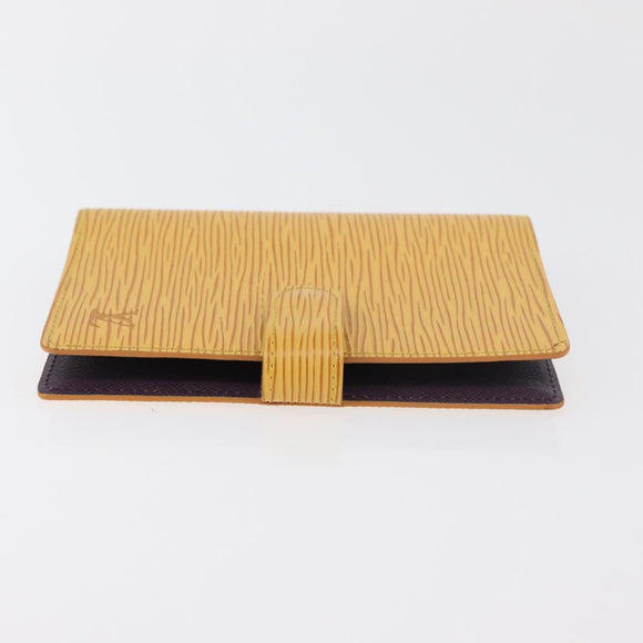 LOUIS VUITTON Epi Agenda PM Day Planner Cover Yellow R20059 LV Auth BA12618