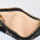 LOUIS VUITTON Monogram Multicolor Pochette Cles Geldbörse Schwarz M13664 Auth BA12619A-10