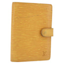 LOUIS VUITTON Epi Agenda PM Day Planner Cover Yellow R20059 LV Auth BA12621-1