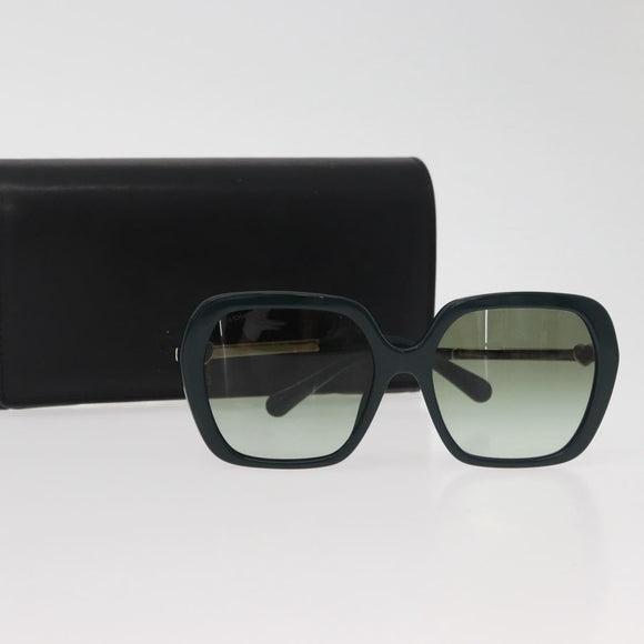 CHANEL Sunglasses plastic Green CC Auth BA12623M