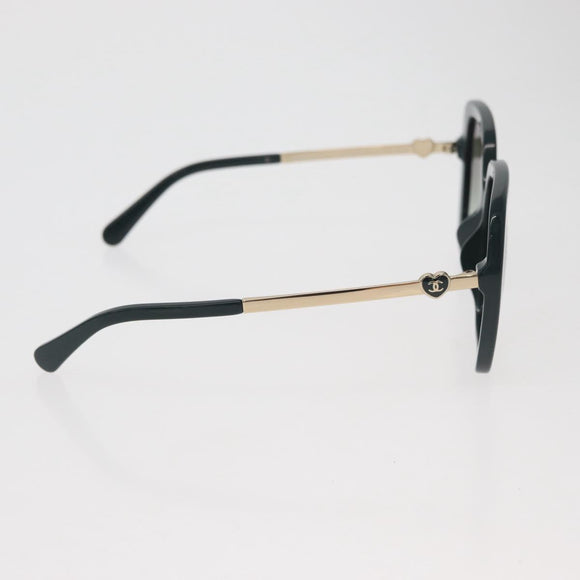 CHANEL Sunglasses plastic Green CC Auth BA12623M