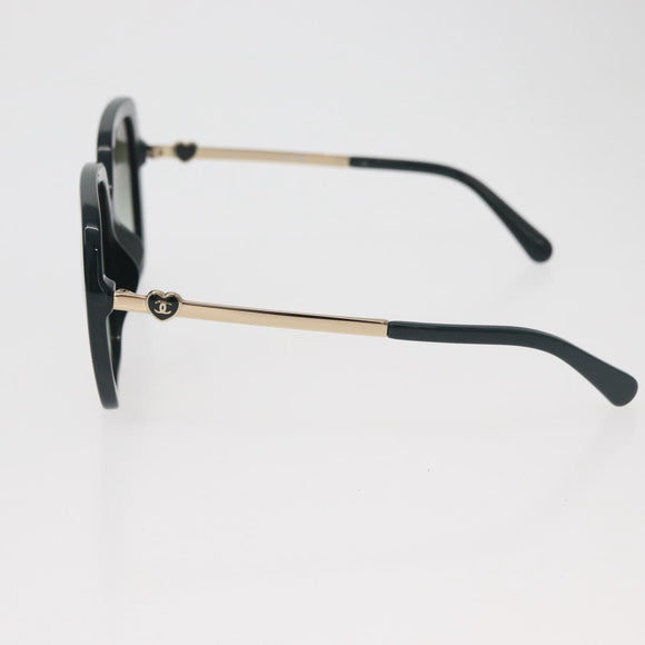 CHANEL Sunglasses plastic Green CC Auth BA12623M