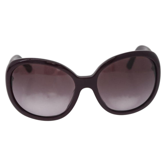 CHANEL Sunglasses plastic Purple CC Auth BA12624M