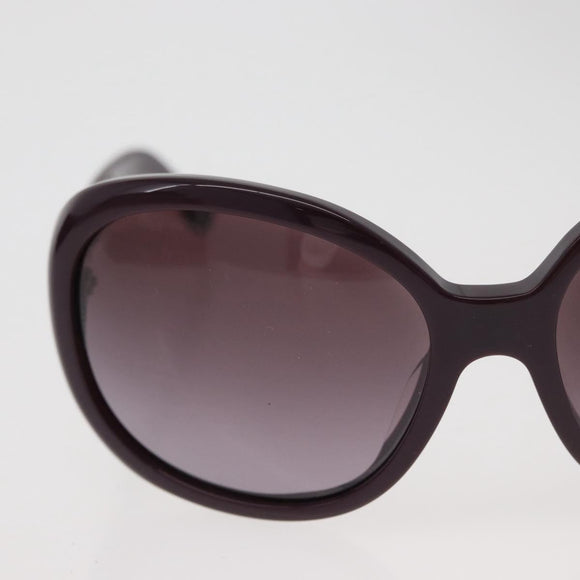 CHANEL Sunglasses plastic Purple CC Auth BA12624M