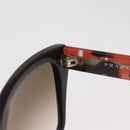 PRADA Sunglasses plastic Brown Auth BA12626A-9