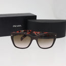 PRADA Sunglasses plastic Brown Auth BA12626A-12