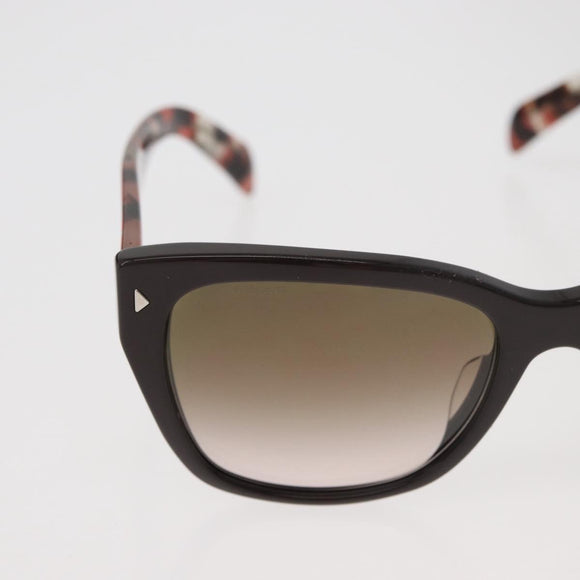PRADA Sunglasses plastic Brown Auth BA12626A