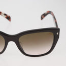 PRADA Sunglasses plastic Brown Auth BA12626A-4