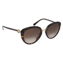 BVLGARI Zonnebril met schildpadpatroon kunststof Bruin Authentiek BA12628A-1