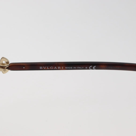 BVLGARI Zonnebril met schildpadpatroon kunststof Bruin Authentiek BA12628A