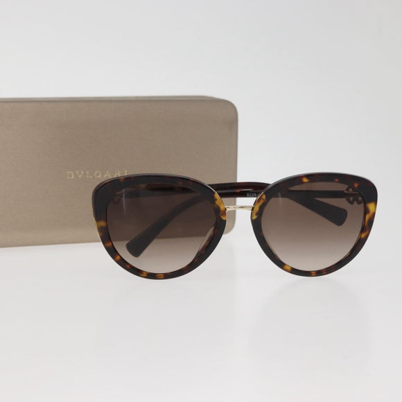 BVLGARI Zonnebril met schildpadpatroon kunststof Bruin Authentiek BA12628A