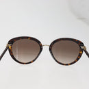 BVLGARI Zonnebril met schildpadpatroon kunststof Bruin Authentiek BA12628A-3