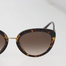 BVLGARI Zonnebril met schildpadpatroon kunststof Bruin Authentiek BA12628A-5