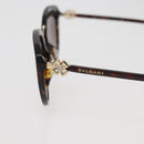 BVLGARI Zonnebril met schildpadpatroon kunststof Bruin Authentiek BA12628A-9