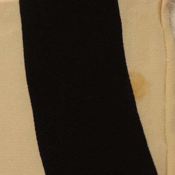 CHANEL Scarf Silk Black CC Auth BA12630