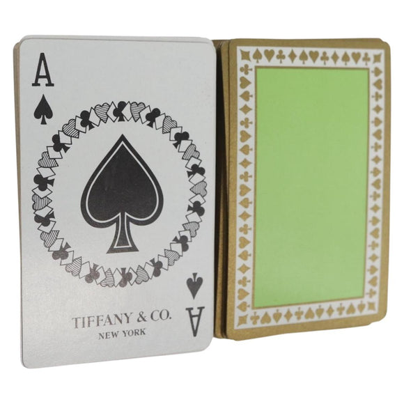 TIFFANY&Co. Playing Cards Paper White Auth BA12631