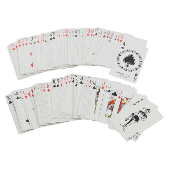 TIFFANY&Co. Playing Cards Paper White Auth BA12631