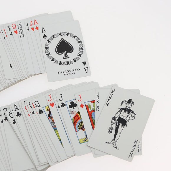 TIFFANY&Co. Playing Cards Paper White Auth BA12631