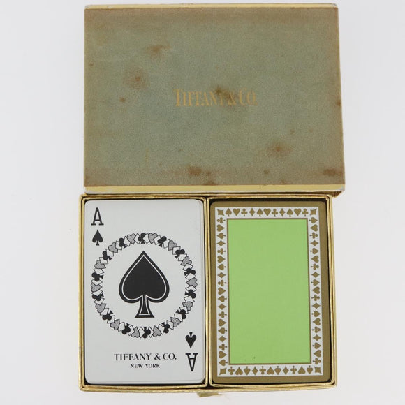 TIFFANY&Co. Playing Cards Paper White Auth BA12631