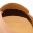 HERMES Kelly Belt Moccasin Loafers Shoes Leather Brown Silver Auth BA12632V-18