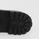 HERMES Kelly Belt Moccasin Loafers Shoes Leather Brown Silver Auth BA12632V-28