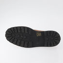 HERMES Kelly Belt Moccasin Loafers Shoes Leather Brown Silver Auth BA12632V-7