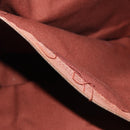 HERMES Fourre Tout GM Tote Bag Canvas Brown Silver Auth BA12636A-20