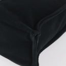 HERMES Fourre Tout MM Tote Bag katoen Zwart Zilver Auth BA12637-14