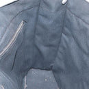 HERMES Fourre Tout MM Tote Bag katoen Zwart Zilver Auth BA12637-18