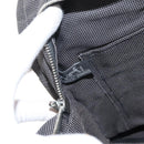 HERMES Her Line Backpack Canvas Gray Silver Auth BA12638A-17