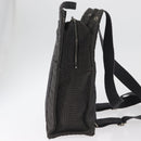 HERMES Her Line Backpack Canvas Gray Silver Auth BA12638A-4