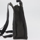 HERMES Her Line Backpack Canvas Gray Silver Auth BA12638A-5