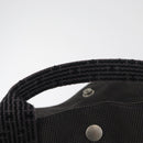 HERMES Her Line Backpack Canvas Gray Silver Auth BA12638A-8