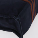 HERMES Fourre Tout PM Handtasche Canvas Braun Navy Auth BA12639A-12