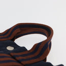 HERMES Fourre Tout PM Handtasche Canvas Braun Navy Auth BA12639A-8